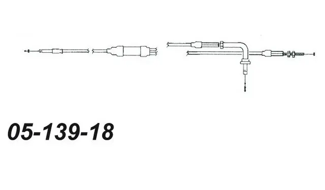 Gasswire Ski-Doo Enkel Inj. Tilsvarer 414420000 