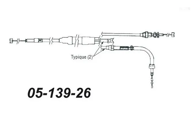Gasswire Ski-Doo 414450700 