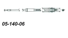 Gasswire Ski-Doo Dobbel Inj. Passer: Mach I 670 1995 OEM: 414929800
