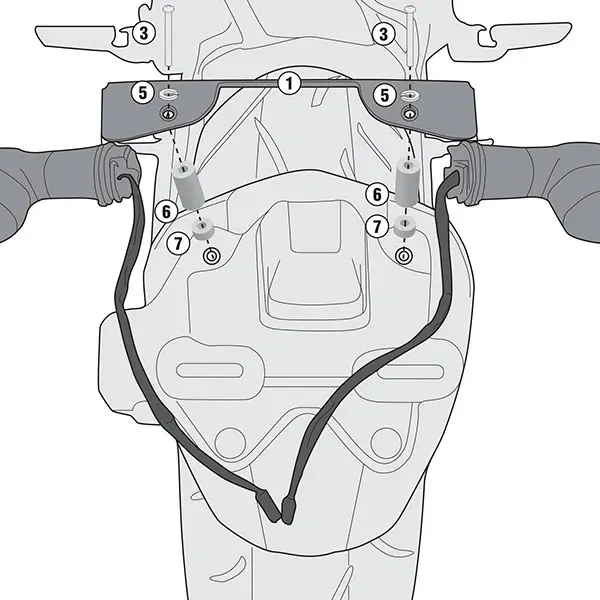 Givi Blinklys Relokeringskit Yamaha MT09