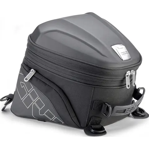 Givi ST607 Utvidbar Setebag - 22-26 Liter Softbag, Regntrekk, 260 x 290 x 300 mm