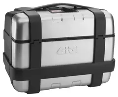 Givi Trekker Sideveske/Toppboks 33 Liter Aluminium Finish,