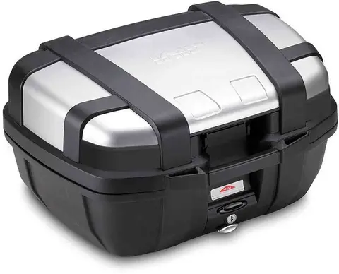 Givi TRK52N Trekker Toppboks/Sideveske 52 Liter - Sort/Sølv 460x315x600 mm