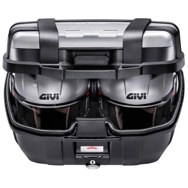 Givi TRK52N Trekker Toppboks/Sideveske 52 Liter - Sort/Sølv
