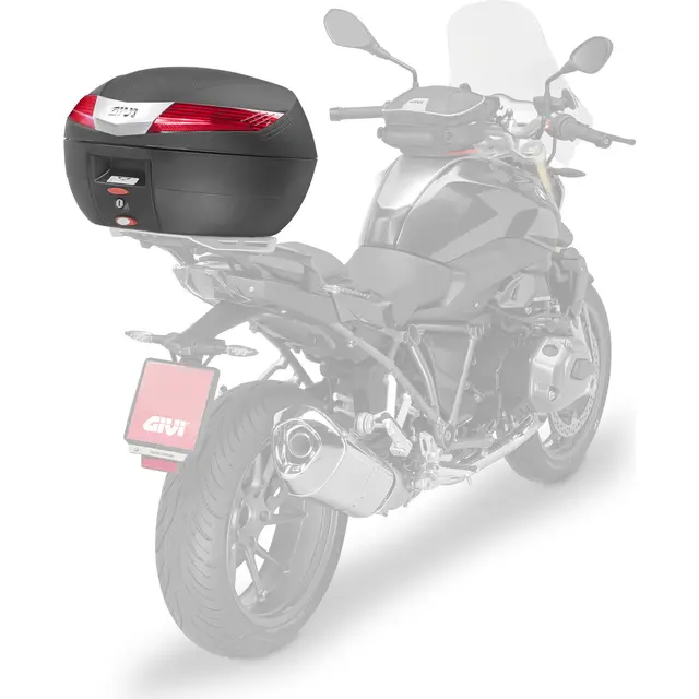 Givi V40N Monokey Toppboks 40 Liter - Sort/Sølv