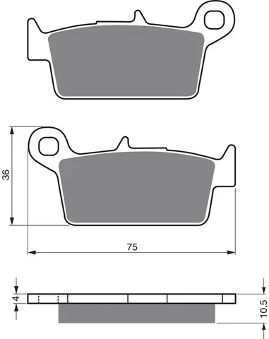 Goldfren Bremseklosser - Honda/Kawa/Suz+ Honda/Kawasaki/Yamaha