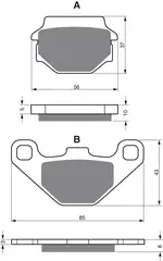 Goldfren Bremseklosser - Kawa/KTM/Suz+ Kawasaki, KTM, Suzuki+