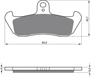 Goldfren Bremseklosser - Husa/Husq/Yama+ Kvalitetsklosser for de fleste forhold