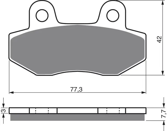 Goldfren Bremseklosser - Aprilia/Honda+ Kvalitetsklosser for de fleste forhold 