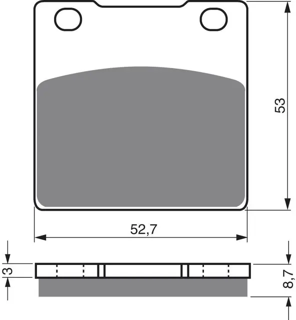 Goldfren Bremseklosser - Kawa/Suzuki+ Klosser front 