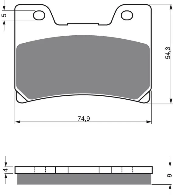 Goldfren Bremseklosser - MZ/Yamaha Klosser front 