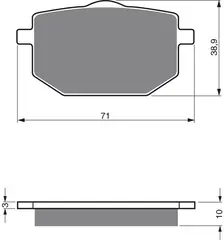 Goldfren Bremseklosser - Yamaha+ Kvalitetsklosser for de fleste forhold