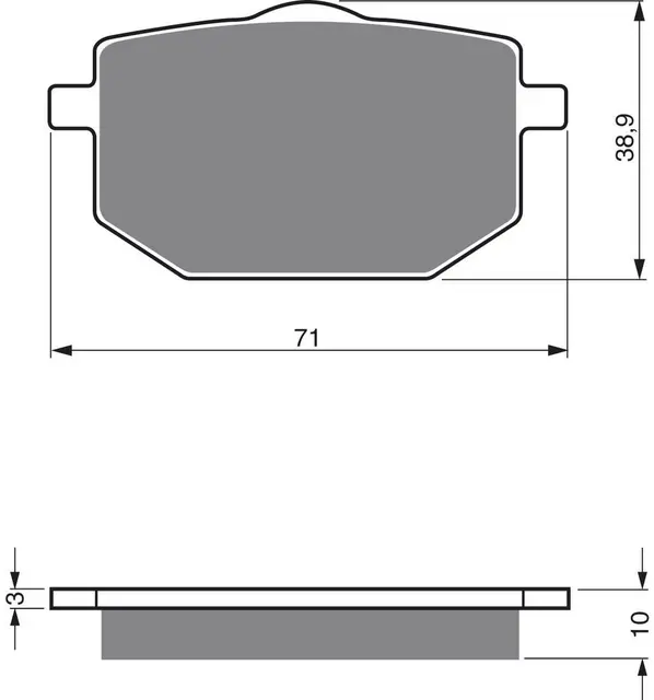 Goldfren Bremseklosser - Yamaha+ Kvalitetsklosser for de fleste forhold 