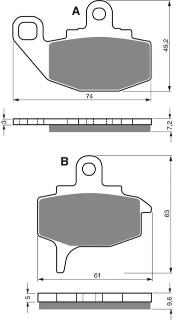 Goldfren Bremseklosser - Kawasaki Kvalitetsklosser for de fleste forhold 