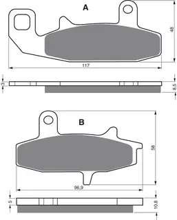 Goldfren Bremseklosser - Suzuki Kvalitetsklosser for de fleste forhold