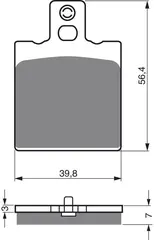 Goldfren Bremseklosser - Aprilia/Ducati+ Klosser front