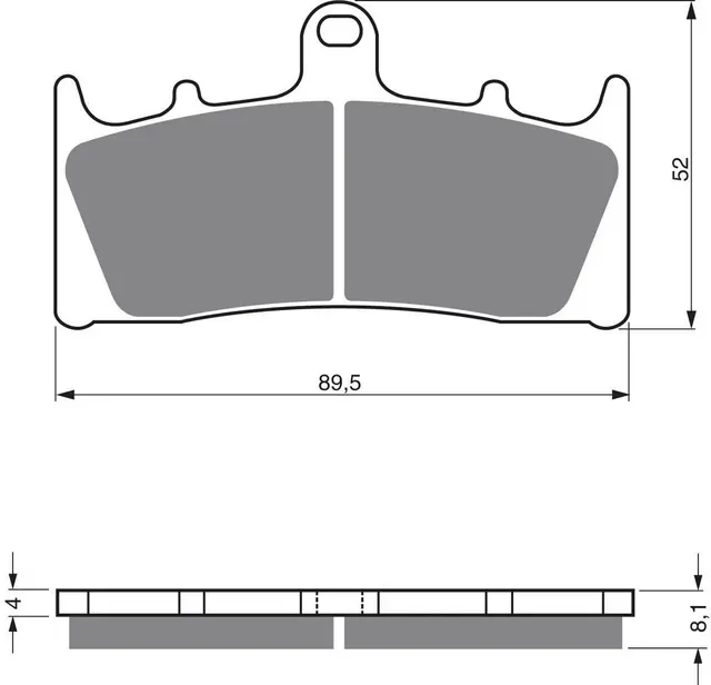 Goldfren Bremseklosser - Kawa/Suzuki+ Klosser front 