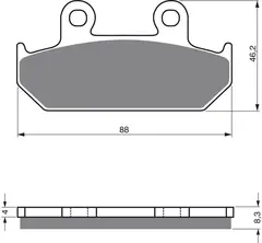 Goldfren Bremseklosser - Honda Kvalitetsklosser for de fleste forhold