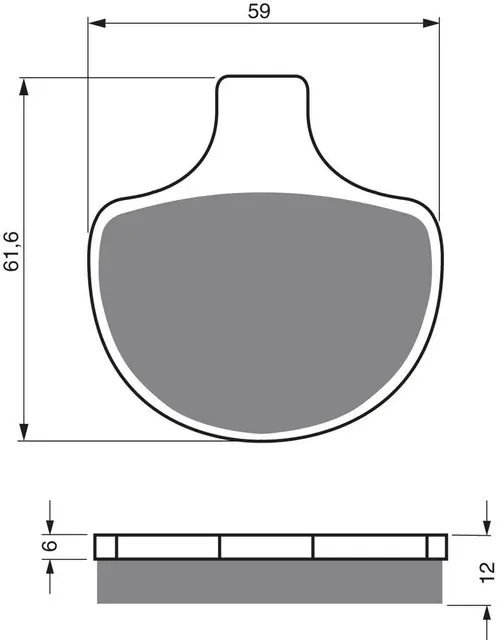 Goldfren Bremseklosser - Harley Davidson Klosser front 