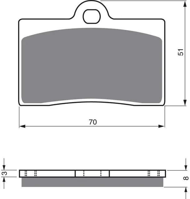 Goldfren Bremseklosser - Husqvarna/KTM+ Klosser front 
