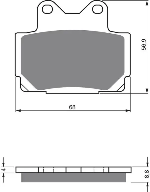 Goldfren Bremseklosser - Yamaha Klosser bak 