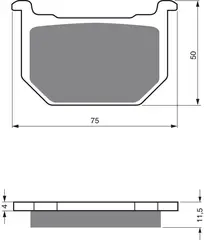 Goldfren Bremseklosser - Suzuki Kvalitetsklosser for de fleste forhold