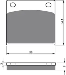 Goldfren Bremseklosser - Kawa/Suzuki Kvalitetsklosser for de fleste forhold