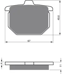Goldfren Bremseklosser - Husq/Kawa/KTM+ Kvalitetsklosser for de fleste forhold