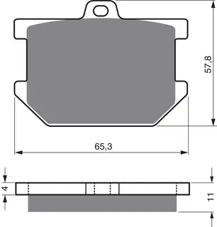Goldfren Bremseklosser - Indian/Yamaha Kvalitetsklosser for de fleste forhold