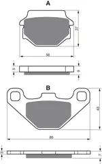 Goldfren Bremseklosser - KTM/Kawasaki+ Kvalitetsklosser for de fleste forhold