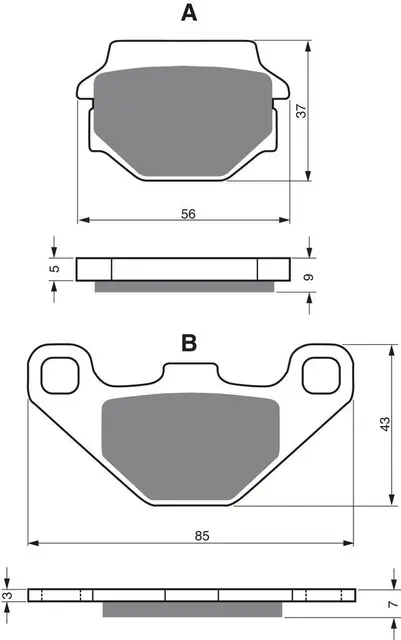 Goldfren Bremseklosser - KTM/Kawasaki+ Kvalitetsklosser for de fleste forhold 