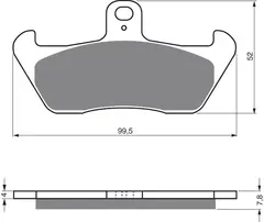 Goldfren Bremseklosser - Aprilia/Cagiva Kvalitetsklosser for de fleste forhold