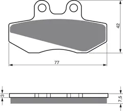 Goldfren Bremseklosser - Aprilia/Husq+ Kvalitetsklosser for de fleste forhold