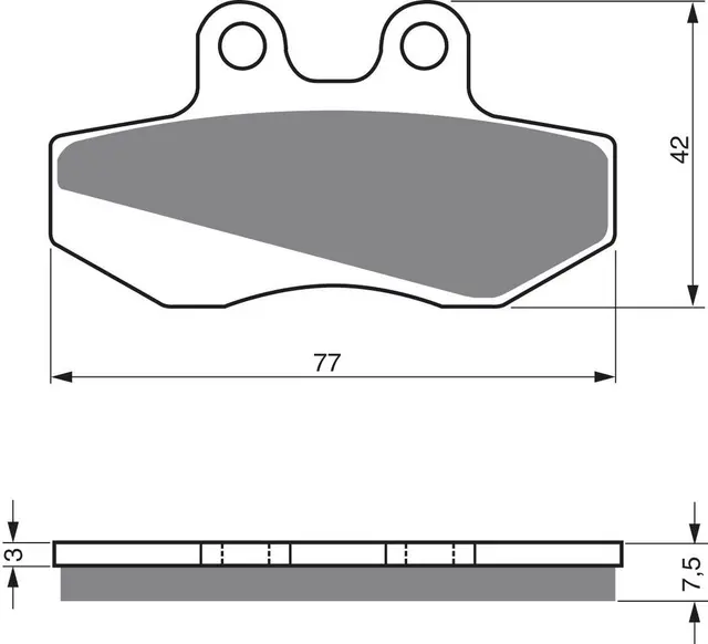 Goldfren Bremseklosser - Aprilia/Husq+ Kvalitetsklosser for de fleste forhold 
