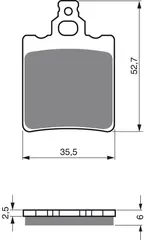 Goldfren Bremseklosser - Aprilia/KTM+ Kvalitetsklosser for de fleste forhold