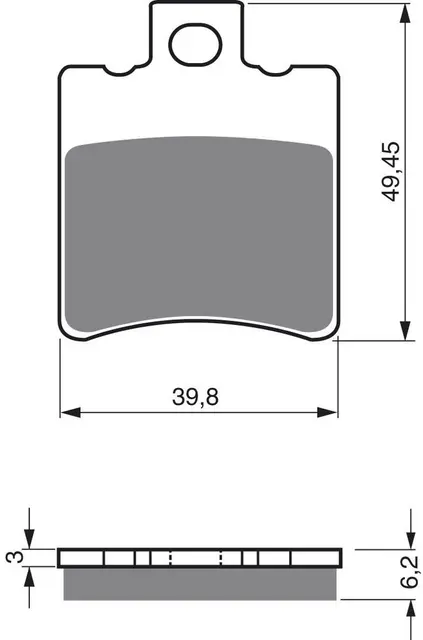 Goldfren Bremseklosser - Honda/Yamaha Kvalitetsklosser for de fleste forhold 