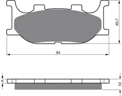 Goldfren Bremseklosser - Yamaha+ Kvalitetsklosser for de fleste forhold
