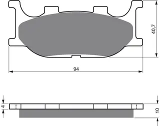 Goldfren Bremseklosser - Yamaha+ Kvalitetsklosser for de fleste forhold
