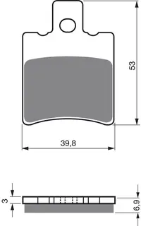 Goldfren Bremseklosser - Suzuki/Yamaha+ Kvalitetsklosser for de fleste forhold