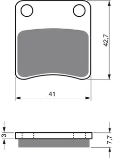 Goldfren Bremseklosser - Honda/Polaris+ Kvalitetsklosser for de fleste forhold
