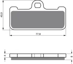 Goldfren Bremseklosser - Aprilia/TM Kvalitetsklosser for de fleste forhold