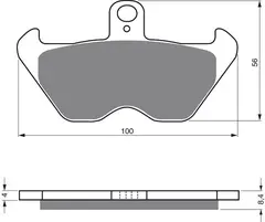 Goldfren Bremseklosser - BMW/Moto-Guzzi Klosser front