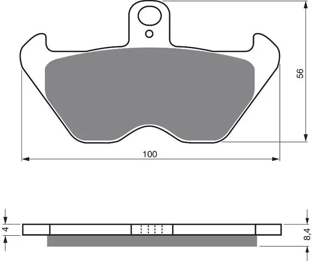 Goldfren Bremseklosser - BMW/Moto-Guzzi Klosser front 