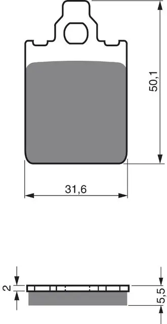 Goldfren Bremseklosser - Aprilia/Cagiva+ Kvalitetsklosser for de fleste forhold 