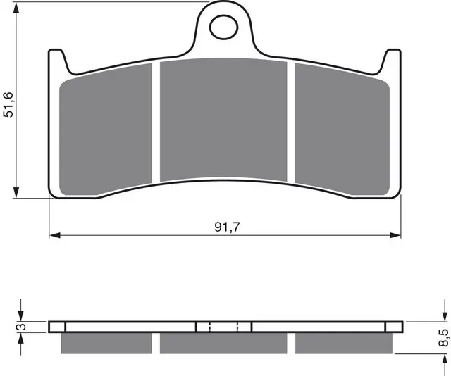 Goldfren Bremseklosser - Buell/Kawa+ Klosser front 