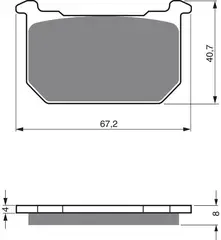 Goldfren Bremseklosser - Kawasaki Kvalitetsklosser for de fleste forhold