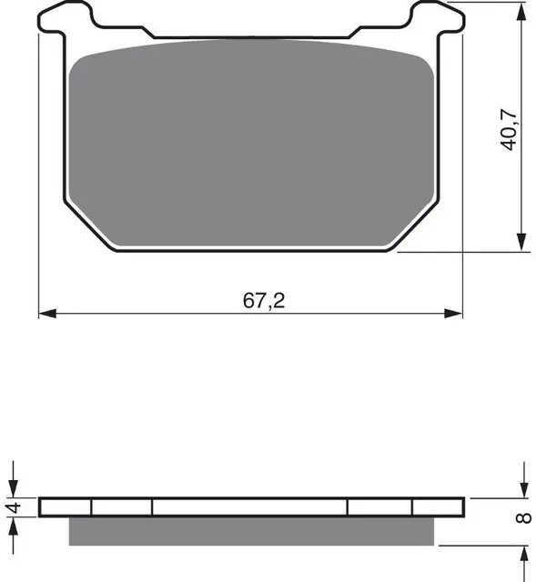 Goldfren Bremseklosser - Kawasaki Kvalitetsklosser for de fleste forhold 