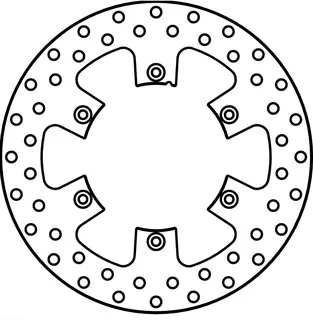 GoldFren Bremseskive Bak- Yamaha YZ/YZ-F Bak, YZ125/250, YZ250F/450F