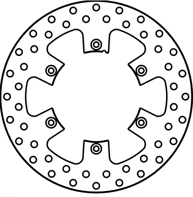 GoldFren Bremseskive Bak- Yamaha YZ/YZ-F Bak, YZ125/250, YZ250F/450F 