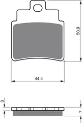 Goldfren Bremseklosser - Arctic Cat+ Kvalitetsklosser for de fleste forhold